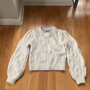 Zara pearl sweater